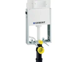 GEBERIT Nassbauelement Kombifix für Wand-WC 108 cm mit Delta UP-Spülkasten 12 cm für Betätigung von vorne 110.100.00.1