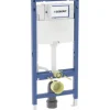 GEBERIT Vorwandelement Duofix für WC Bauhöhe 1120 mm Betätigung von vorne mit Omega UP-Spülkasten 111.060.00.2