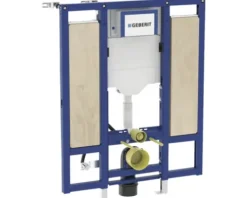 GEBERIT Vorwandelement Duofix für WC Bauhöhe 1120 mm mit Sigma UP-Spülkasten 12 cm, barrierefrei und für Stütz- und Haltegriffe 111.375.00.6
