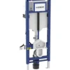 GEBERIT Vorwandelement Duofix für WC Bauhöhe 1120 mm mit Sigma UP-Spülkasten 12 cm barrierefrei und WC höhenverstellbar 111.396.00.6