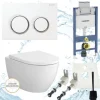 Geberit Vorwandelement Omega 98 cm Bartolo WC spülrandlos inkl. Zubehör Set