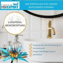 Geberit Vorwandelement Omega 98 cm Vento WC spülrandlos inkl. Zubehör Set