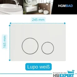 Geberit Vorwandelement Sigma 111300006 Duravit D-Neo WC spülrandlos inkl. Zubehör Set