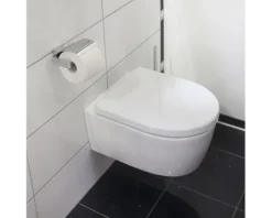 GEBERIT Wand-WC iCon Tiefspüler mit Spülrand weiß glänzend ohne WC-Sitz 204000000