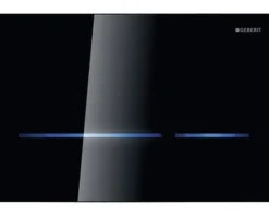 GEBERIT WC-Steuerung mit elektronischer Spülauslösung Sigma 80 Netzbetrieb schwarz glänzend 116.090.SG.6