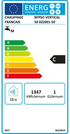 Gepanzerter vertikaler Wand-Elektro-Warmwasserbereiter Bypso Sannover 50 L