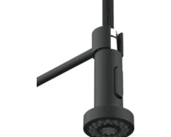 Geschirrbrause HD 2-strahlig TIBER schwarz matt