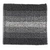 Grauer Badezimmerteppich cm 50x50 aus Baumwolle und Mikrofasern | Benjamin