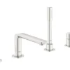 GROHE Badewannenarmatur LINEARE supersteel matt 19577DC1