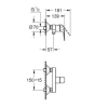 GROHE Duscharmatur ALANIS chrom glänzend 1136990000