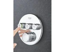 GROHE Duscharmatur mit Thermostat GROHTHERM SMARTCONTROL chrom 29121000