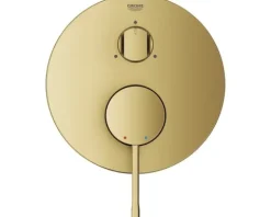 GROHE Duscharmatur Unterputz ESSENCE mit 3 Wege Umstellung ohne Unterputzgrundkörper cool sunrise gebürstet 24092GN1