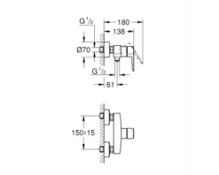 Grohe Quickfix Duscharmatur START 2021 chrom 32279002