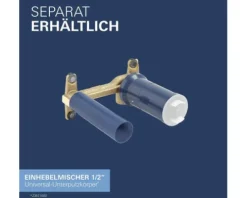 GROHE Waschtischarmatur Unterputz ESSENCE supersteel matt ohne Unterputzgrundkörper 19408DC1