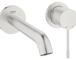 GROHE Waschtischarmatur Unterputz ESSENCE supersteel matt ohne Unterputzgrundkörper 19408DC1