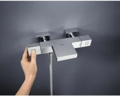 GROHE Badewannenarmatur mit Thermostat GROHTHERM CUBE chrom 34497000