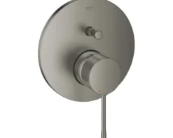 GROHE Badewannenarmatur Unterputz ESSENCE ohne Unterputzgrundkörper hard graphite gebürstet 24058AL1