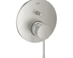 GROHE Badewannenarmatur Unterputz ESSENCE ohne Unterputzgrundkörper supersteel matt 24058DC1