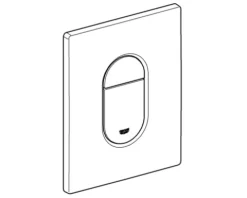 GROHE Betätigungsplatte Arena Cosmopolitan Platte chrom glänzend / Taster chrom glänzend 38844000