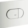 GROHE Betätigungsplatte Arena Cosmopolitan Platte weiß glänzend / Taster weiß glänzend 38858SH0