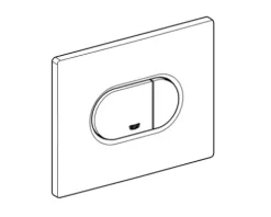 GROHE Betätigungsplatte Arena Cosmopolitan Platte weiß glänzend / Taster weiß glänzend 38858SH0