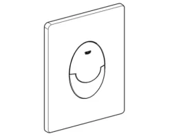 GROHE Betätigungsplatte Skate Air Platte weiß matt / Taster weiß matt 38505SH0