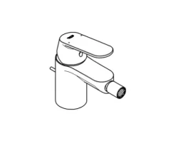 GROHE Bidetarmatur EUROSMART COSMOPOLITAN chrom 32839000