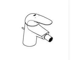 GROHE Bidetarmatur EUROSTYLE chrom 23720003