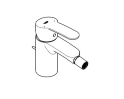 GROHE Bidetarmatur EUROSTYLE COSMOPOLITAN chrom 33565002