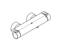 GROHE Duscharmatur mit Thermostat GROHTHERM 2000 chrom 34169001