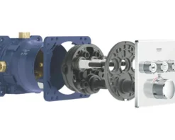 GROHE Duscharmatur Unterputz RAPIDO SMARTBOX messing gebürstet 35600000