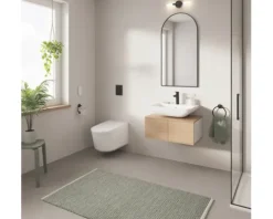 GROHE Dusch-WC Set Sensia Tiefspüler ohne Spülrand mit Hygienedusche und PowerFlush Triple Vortex weiß glänzend mit Beschichtung mit WC-Sitz 36507SH0