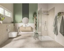 GROHE Dusch-WC Set Sensia Tiefspüler ohne Spülrand mit Hygienedusche und PowerFlush Triple Vortex weiß glänzend mit Beschichtung mit WC-Sitz 36507SH0