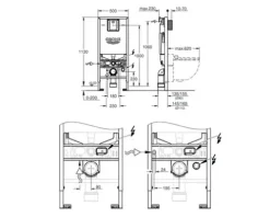 GROHE Dusch-WC Set Sensia Tiefspüler ohne Spülrand mit hygienedusche weiß glänzend mit Beschichtung mit WC-Sitz 36509SH0