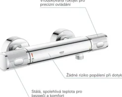 Grohe Quickfix Duscharmatur mit Thermostat PRECISION FEEL chrom 34790000