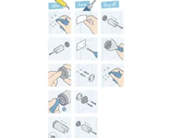Grohe Quickfix Duscharmatur mit Thermostat PRECISION FEEL chrom 34791001