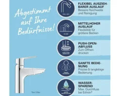 Grohe Quickfix Waschtischarmatur START 2021 chrom 23978003