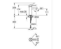 GROHE Waschtischarmatur ESSENCE chrom 34294001