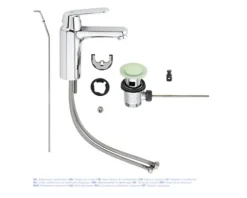 GROHE Waschtischarmatur EUROSMART COSMOPOLITAN chrom 23325000
