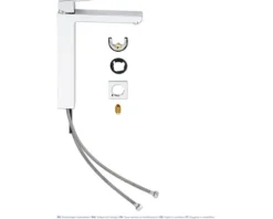 GROHE Waschtischarmatur für Aufsatzwaschbecken EUROCUBE chrom 23406000