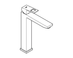 GROHE Waschtischarmatur für Aufsatzwaschbecken EUROCUBE chrom 23406000