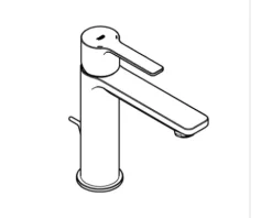 GROHE Waschtischarmatur LINEARE chrom 32114001