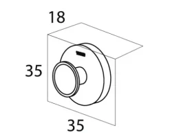 Haken Urban klein schwarz