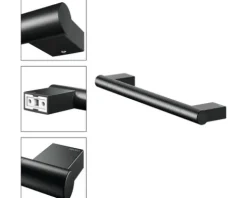 Haltegriff KEUCO Plan Black Selection schwarz matt 14907370000