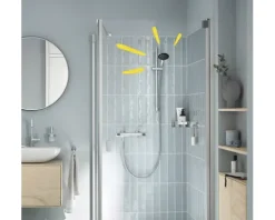 Handbrause Grohe Quickfix Vitalio Start 110 II rund Ø 110 mm chrom 2794610E