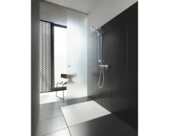 Handbrause DURAVIT 3jet rund Ø 120 mm chrom Umstellung durch Knopfdruck UV0650017010