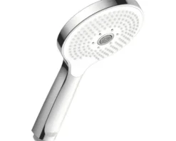 Handbrause DURAVIT 3jet rund Ø 120 mm chrom Umstellung durch Knopfdruck UV0650017010