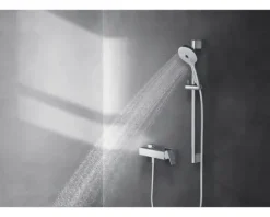 Handbrause DURAVIT 3jet rund Ø 120 mm chrom Umstellung durch Knopfdruck UV0650017010