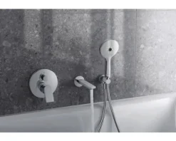 Handbrause DURAVIT 3jet rund Ø 120 mm chrom Umstellung durch Knopfdruck UV0650017010