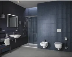 Handbrause DURAVIT 3jet rund Ø 120 mm chrom Umstellung durch Knopfdruck UV0650017010